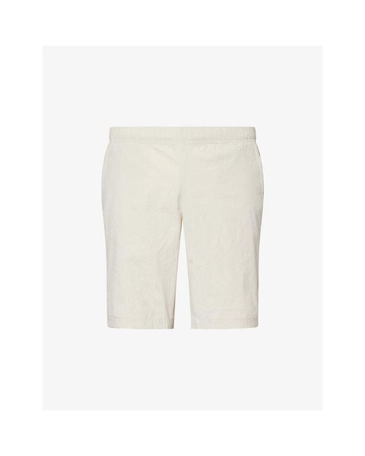 Manors White Ranger Elasticated-Waist Stretch-Woven Shorts for men