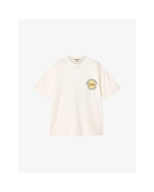 AllSaints White Sun City Oversized Cotton-Jersey T-Shirt
