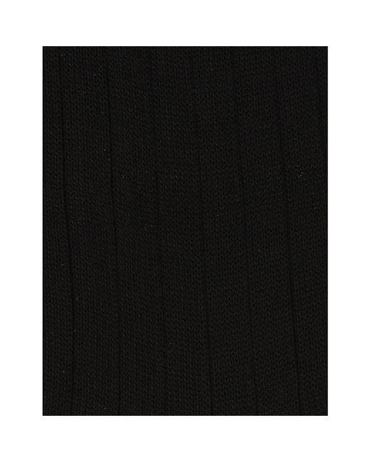 Falke Black Milano Cotton-Blend Socks for men