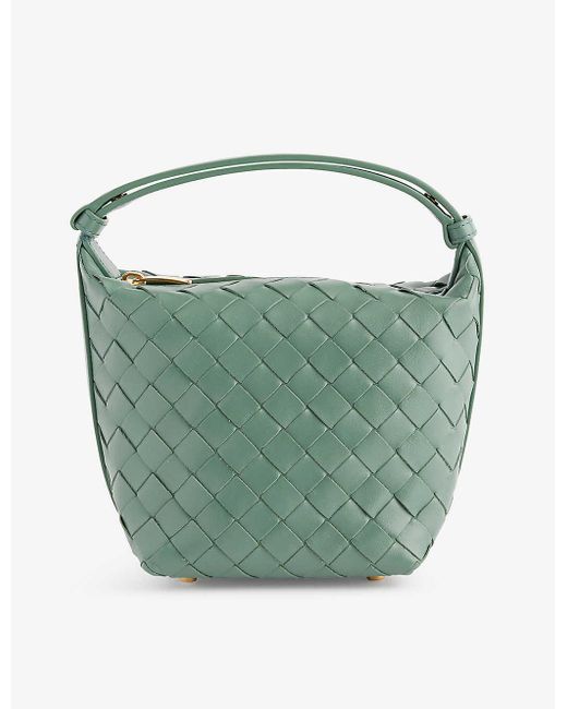 Bottega Veneta Borsa Dust Bag In Green - Parakeet & Black