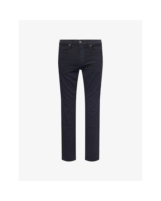 PAIGE Blue Federal Slim Straight-Leg Stretch-Denim Jeans for men