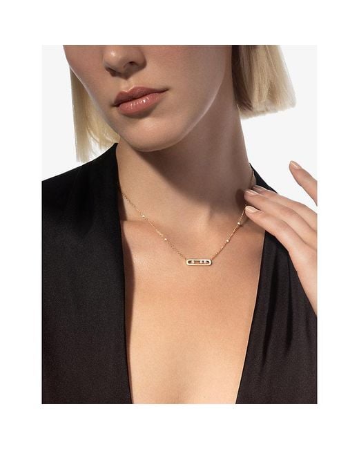 Messika Metallic Move Classique Baby Move 18Ct And 0.14Ct Diamond Necklace