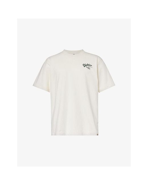Dickies White Raven Logo-print Regular-fit Cotton-jersey T-shirt X for men