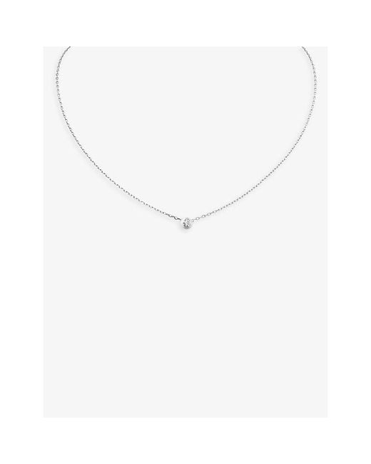 Cartier White D'Amour Large 18Ct- And 0.18Ct Brilliant-Cut Diamond Necklace