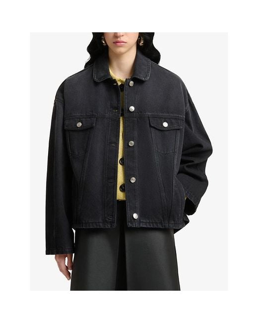 Marni Black Martingale Denim Jacket