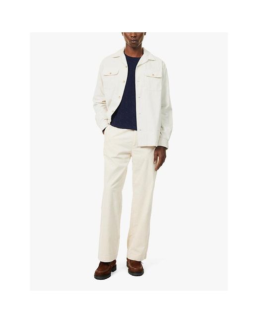 Polo Ralph Lauren Natural Big Chino Corduroy Straight-Leg Relaxed-Fit Cotton Trousers for men