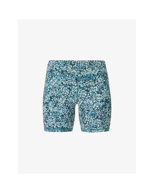 Sweaty Betty Blue Power 6' Cycling Shorts