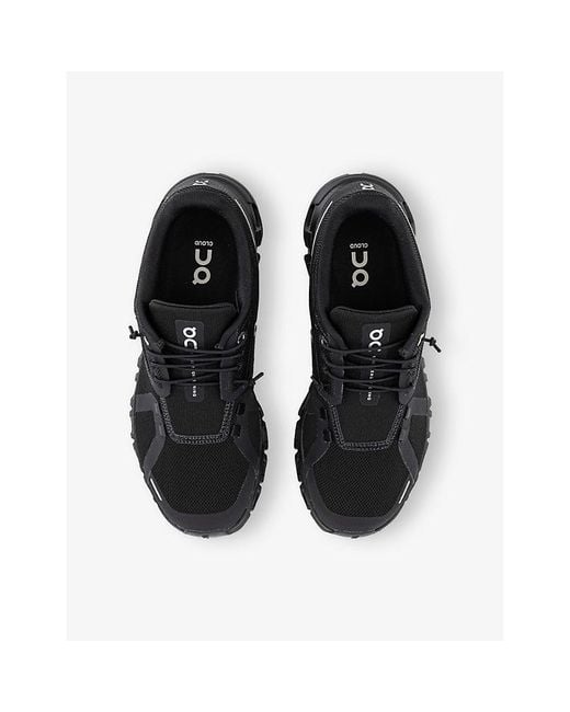 On Shoes Black Cloud 6 Mesh Low-Top Trainers