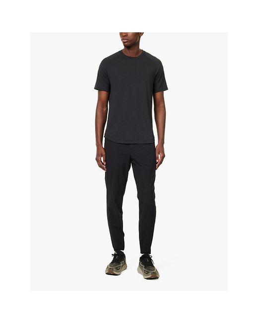 lululemon athletica Blue Pace Breaker Tapered-Leg Mid-Rise Stretch-Woven Trousers for men