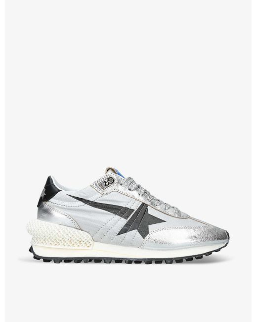 Golden Goose Deluxe Brand White Marathon Runner Leather And Mesh Low-top Trainers