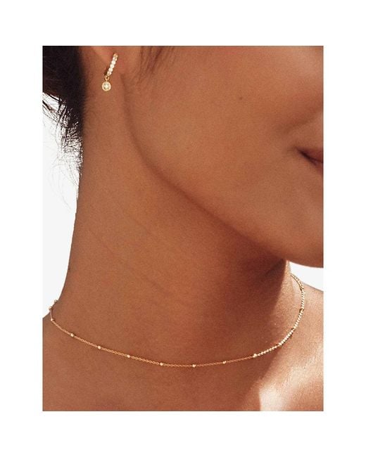 Astley Clarke Metallic Aurora 18Ct Vermeil Station Necklace