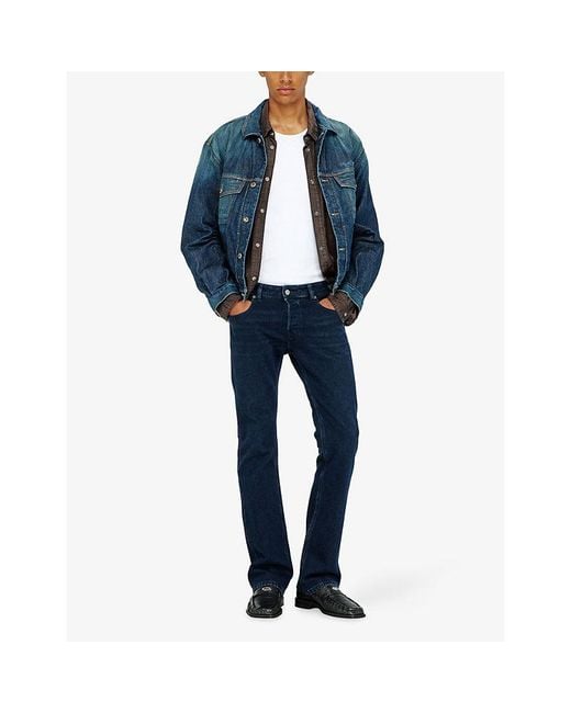 DIESEL Blue 2007 Zatiny Bootcut-Leg Denim Jeans for men