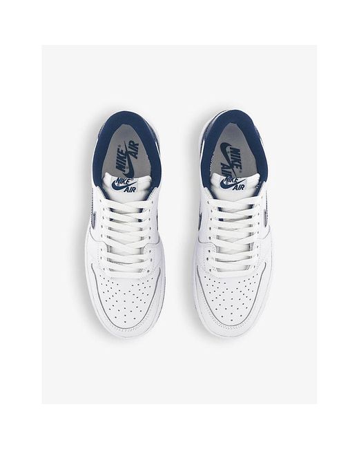 Nike White Air 1 Low Panelled Leather Low-top Trainers for men