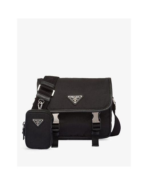 Prada Black Re-Nylon Nylon Shoulder Bag
