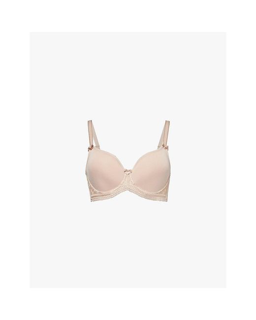 Panache Pink Cari Moulded-Cup Spacer T-Shirt Bra