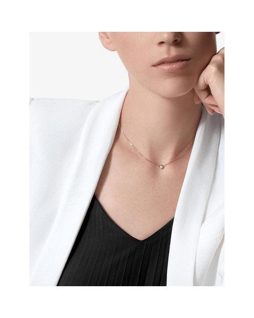 Cartier White D'Amour Large 18Ct Rose- And 0.18Ct Brilliant-Cut Diamond Necklace