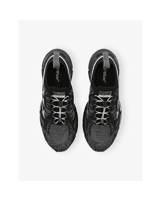 Off-White c/o Virgil Abloh Black Be Right Back Woven Trainers for men