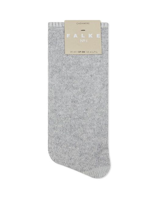 Falke Gray No1 Pure Cashmere Socks