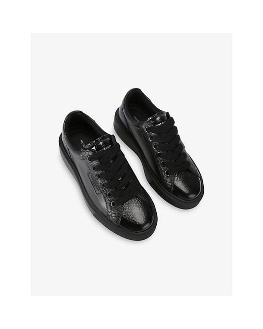 Kurt Geiger Black Albion Leather Trainers for men