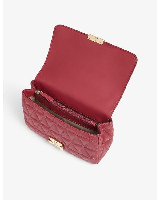 Michael kors sloan quilted leather shoulder bag cheap
