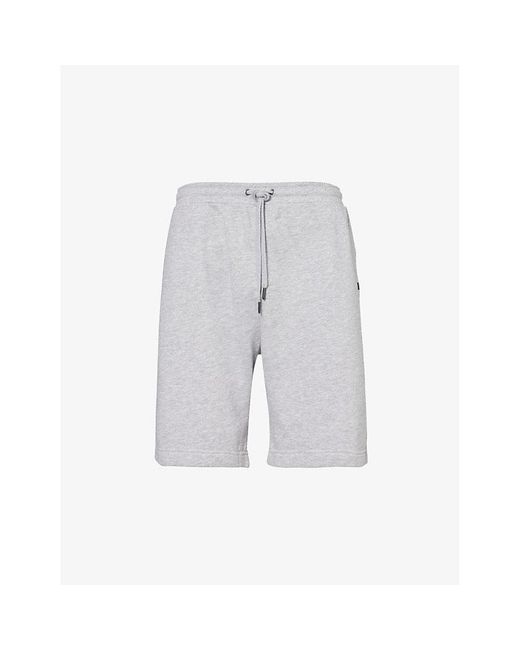 Derek Rose Gray Quinn Relaxed-fit Cotton-blend Shorts for men