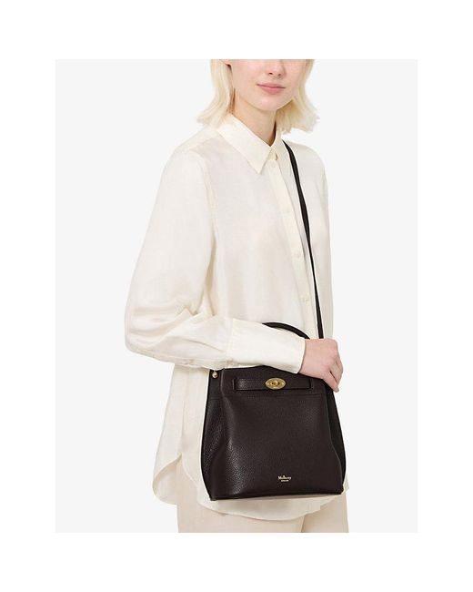 Mulberry Black Islington Small Leather Bucket Bag