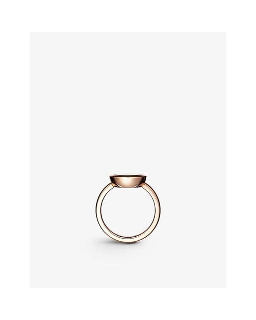 Chopard Metallic Happy Diamonds Icons 18Ct Rose- And 0.15Ct Brilliant-Cut Diamond Ring