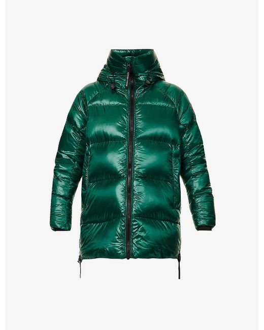 Canada Goose Cypress Hooded Shell-down Jacket in Green | Lyst