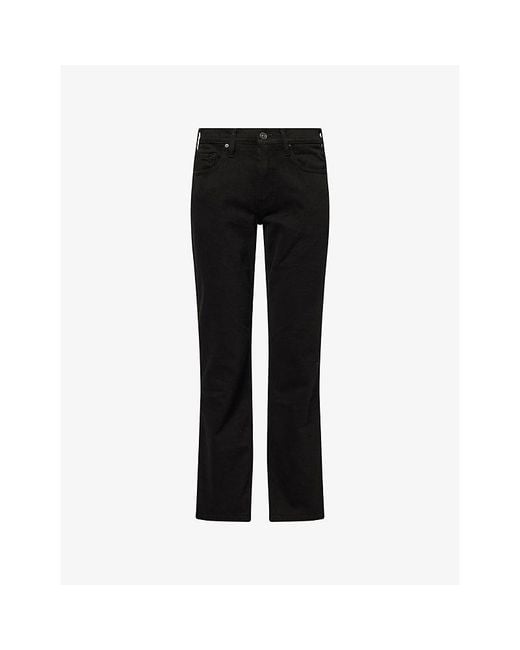 PAIGE Black Doheny Straight-Leg Denim Jeans for men