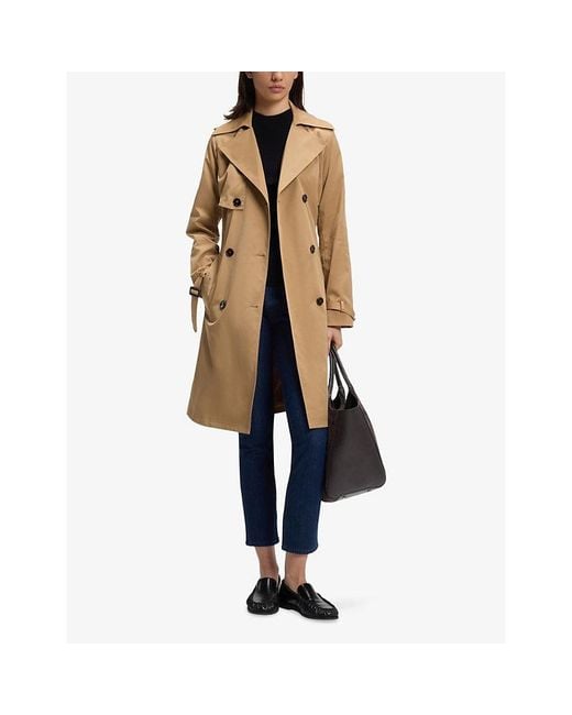 Boss Black Logo-Emed Leather Tote Bag