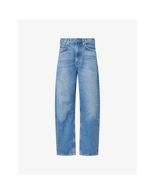 Citizens of Humanity Blue Miro Relaxed Denim Jeans