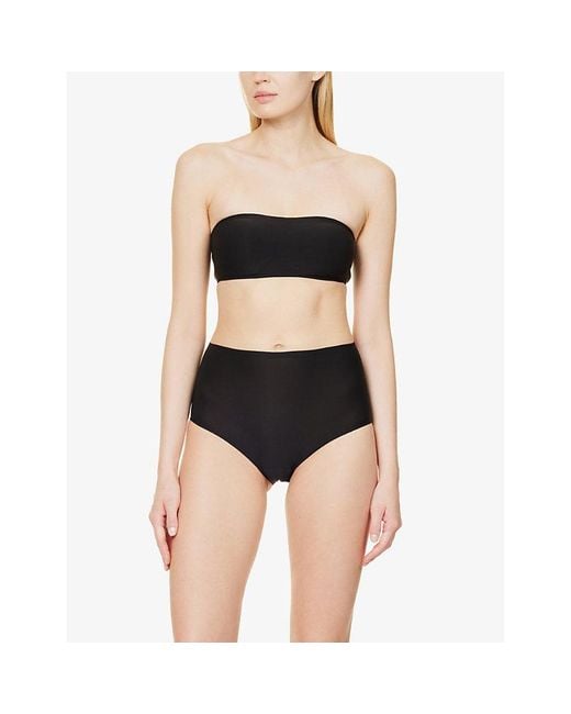 Chantelle Black Soft Stretch Seamless One Size High Leg Briefs