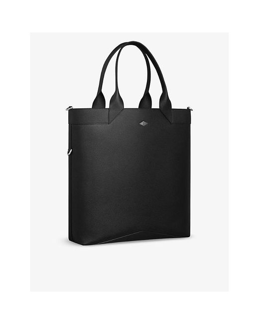 Cartier Black Losange Leather Tote Bag