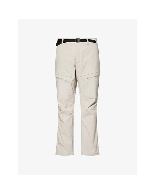 Salomon Natural Outerpath Belted Woven Cargo Trousers for men