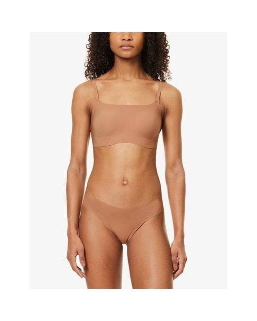 Sloggi White Zero Feel 2.0 Stretch-Jersey Bra