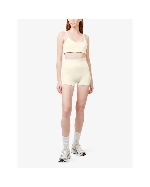 Sisterly Tribe Natural Softsculpt Workout Shorts