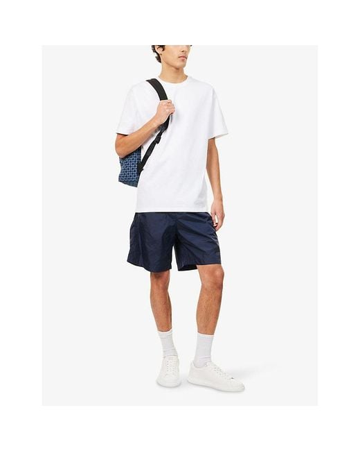 Givenchy White Crewneck Regular-Fit Cotton T-Shirt for men
