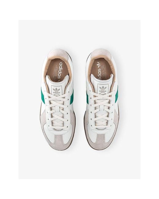 Adidas Green Bw Army Suede And Leather Trainers for men