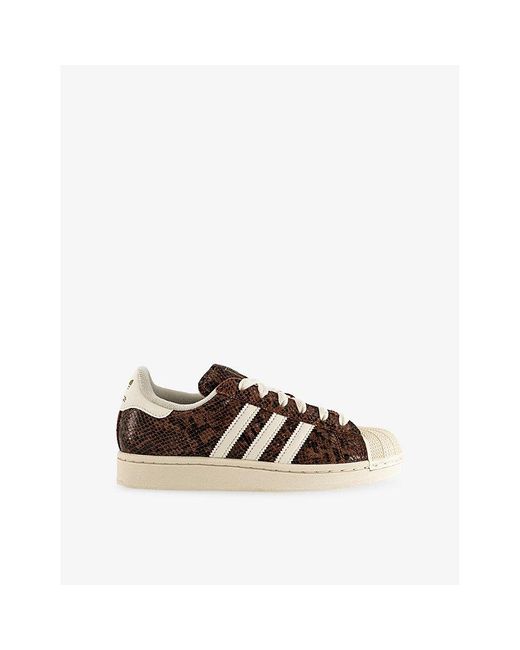 Adidas Multicolor Superstar Ii Leather Trainers