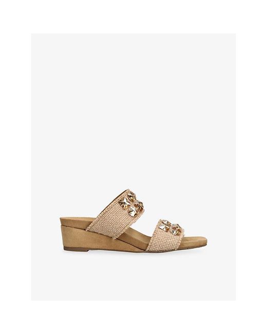 Pedro Garcia Natural Wendy Jute Wedge Sandals