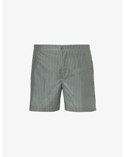CHE Gray Sintra Recycled Polyester Shorts for men