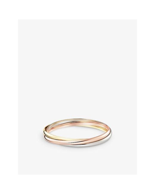 Cartier Natural Trinity Classic 18Ct, And Rose- Bracelet