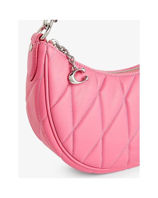 COACH Pink Mira Leather Shoulder Bag