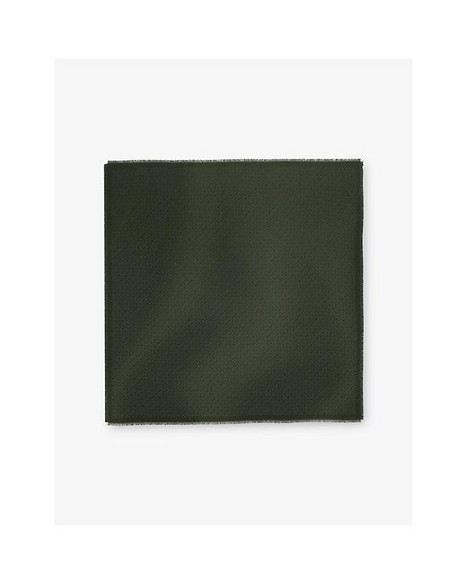Cartier Green C De Wool And Silk Shawl