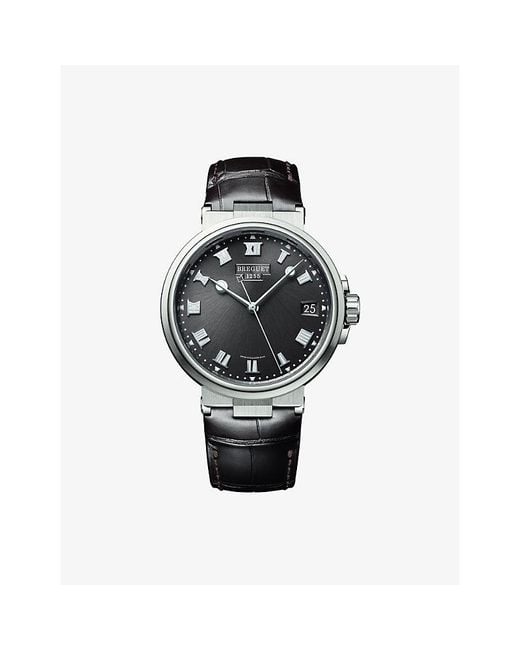 Breguet Black Marine 5517 Automatic Watch 40Mm for men