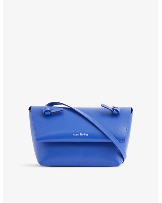 Acne Blue Alexandria Leather Cross-body Bag