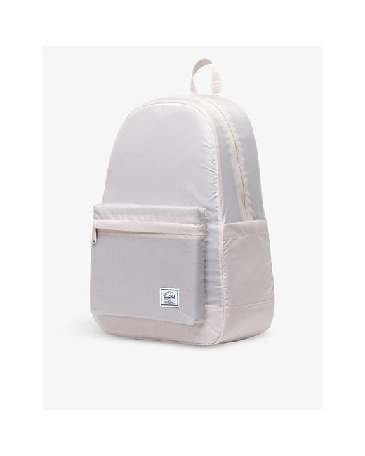 Herschel Supply Co. White Rome Recycled-polyester Packable Backpack