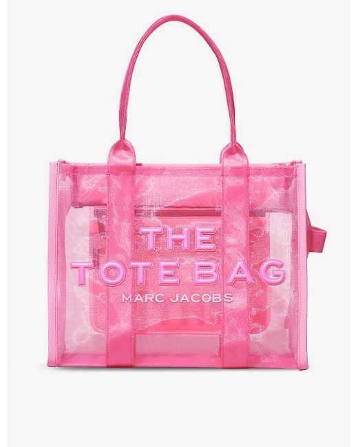 Marc Jacobs The Large Tote Mesh Tote Bag in Pink Lyst UK