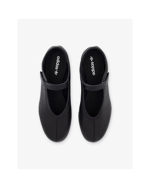Adidas Blue Stan Smith Leather Ballet Flats