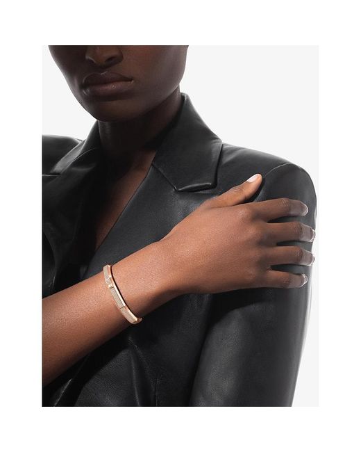 Messika Natural Moderniste Medium Pavé 18Ct And 1.25Ct Diamond Bracelet